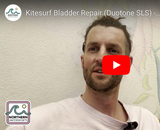 How to repair a kite bladder