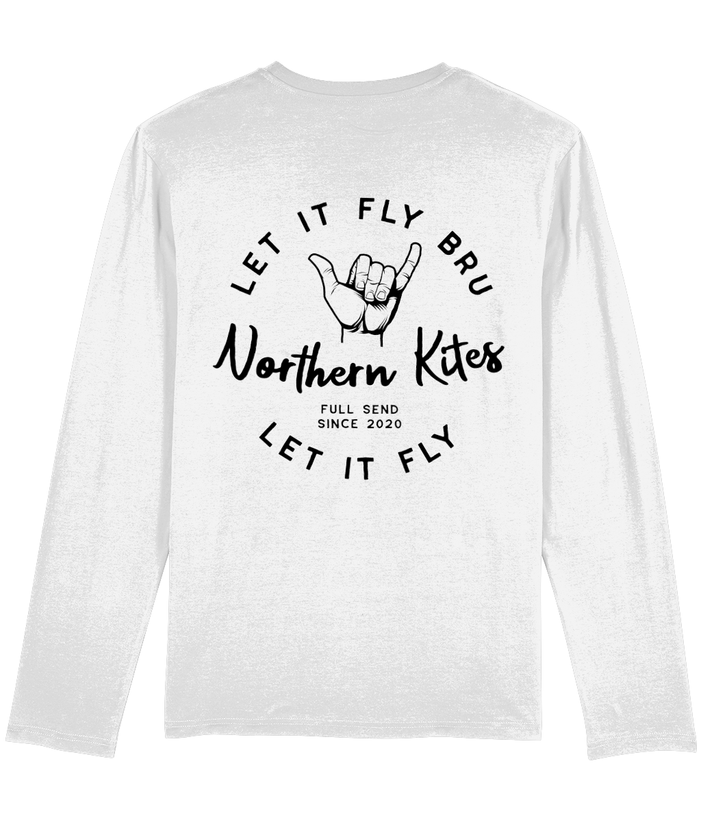 Let It Fly - NK Long Tee White