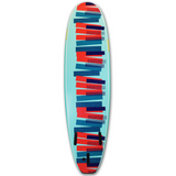 Mobyk Classic Long Softboard - Blue Curacao