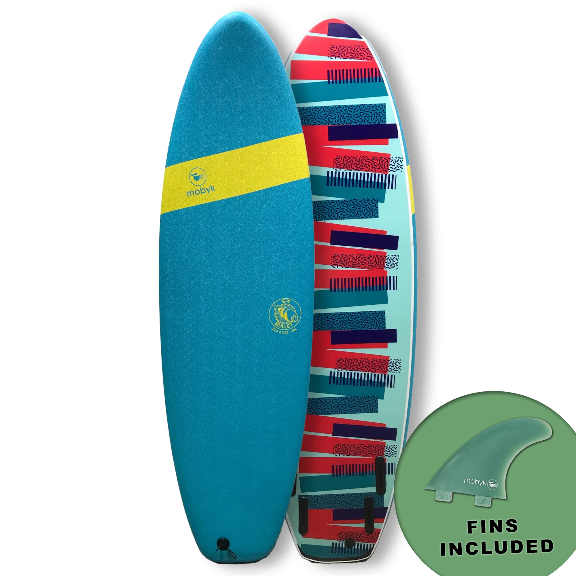 Mobyk Bullet Softboard - Blue Curacao