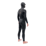 Dakine Mens Cyclone Chest Zip Hooded 4/3mm Full Wetsuit (Black)