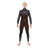 Dakine Mens Cyclone Zip Free Full Suit 4/3 (Black)