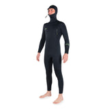 Dakine Mens Malama Zip Free Hooded 4/3mm Full Wetsuit (Black)