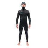 Dakine Mens Mission Chest Zip Hooded 5/4/3mm Full Wetsuit (Black)