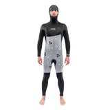 Dakine Mens Mission Chest Zip Hooded 5/4/3mm Full Wetsuit (Black)