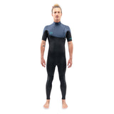 Dakine Mens Mission Zip Free S/S Full Suit 2/2 (Black)