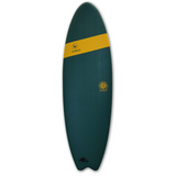 Mobyk 6'0 Quad Fish Softboard - Mallard Green