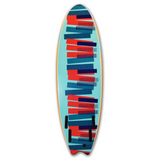 Mobyk 6'0 Quad Fish Softboard - Pilsner Orange