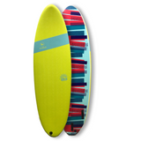 Mobyk 6'4 Rounder Softboard - Electric Lemon