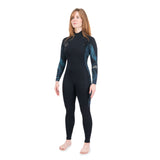 Dakine Womens Quantum Chest Zip Full Suit 3/2 (Black / Grey)