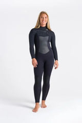 C Skins - Rewired 5/4 mm Chest Zip Womens Wetsuit - Black